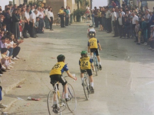 1ª carrera en competicion Oteiza 1990